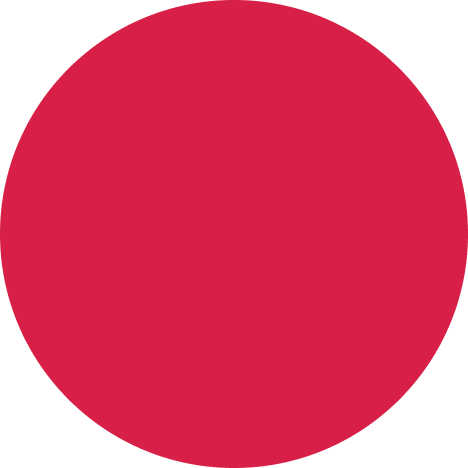 Círculo de color rosa